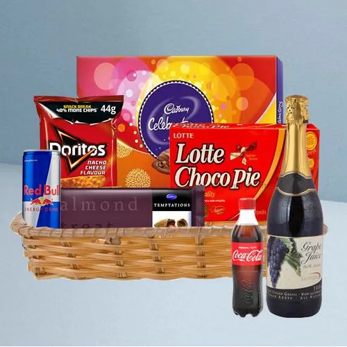 Savor The Sweetness Grape Wine n Chocolate Gift Hamper