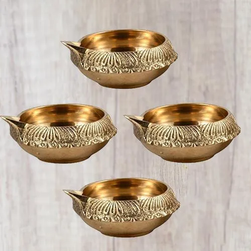 Exclusive Design Engraved on Diya