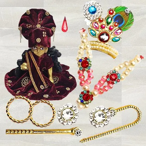 Remarkable Laddu Gopal Accessories Gift Combo