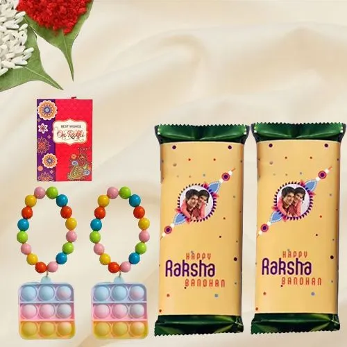 Personalized Choco Thrills with Kids Rakhi