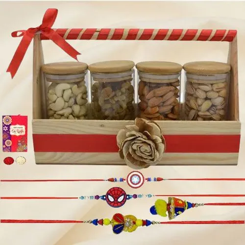 Super-Relaxing Dry Fruits N Family Rakhi