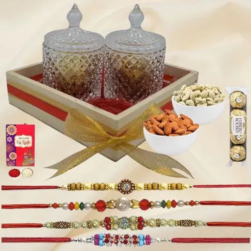 Dry Fruits Dazzle for Designer Rakhi