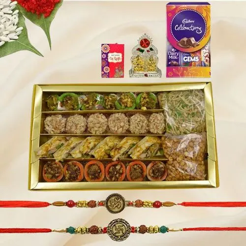 Sweet Surrender N Auspicious Rakhi