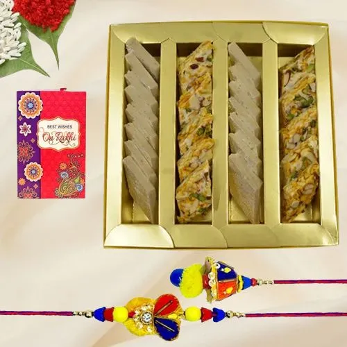 Mouthful Sweets with Bhai-bhabhi Rakhi