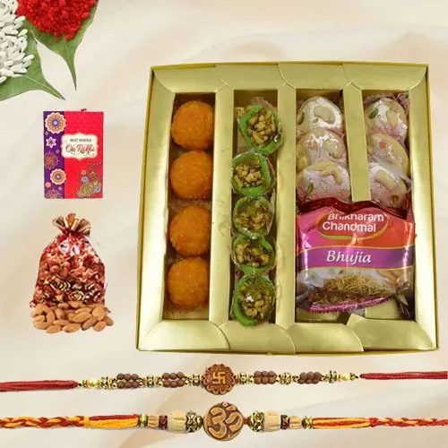 Sweetness Bytes with Auspicious Rakhi