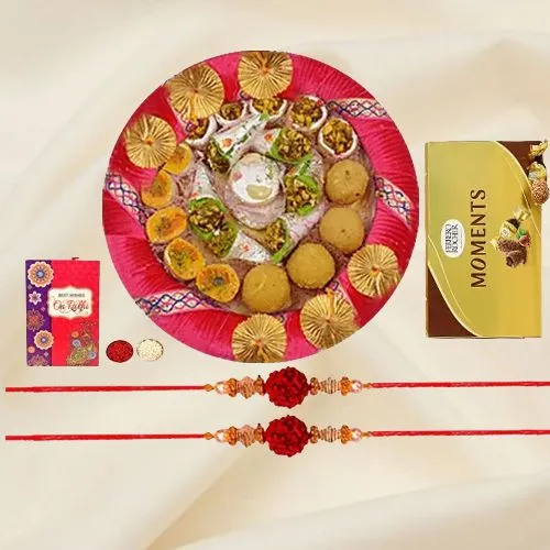 Sweetness Spree for Rudraksha Rakhi