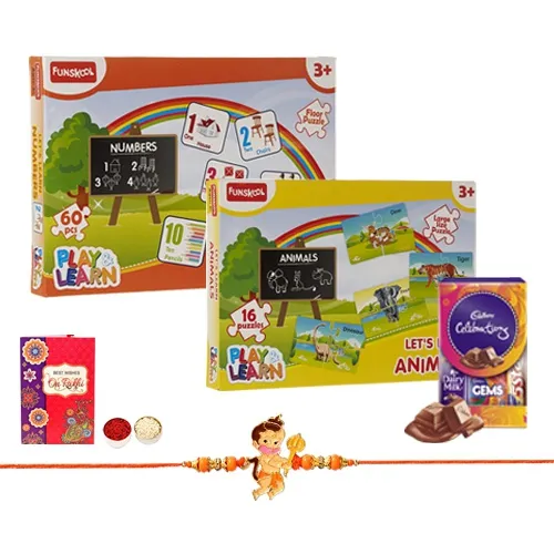 Rakhi with Puzzle Games for Smart Kids