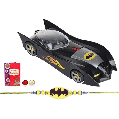 Duet of Batman Rakhi with Batmobile
