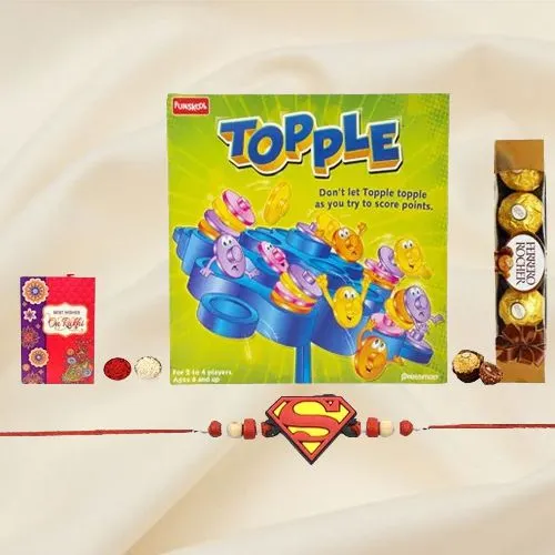 Supercool Kids Rakhi with Games N Chocolates