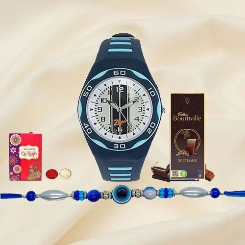 Amazing Zoop Watch combo with Rakhi N Chocolate