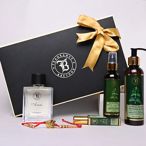 Magnificent Fragrance  N  Beyonds Six Essentials Rakhi Gift Hamper