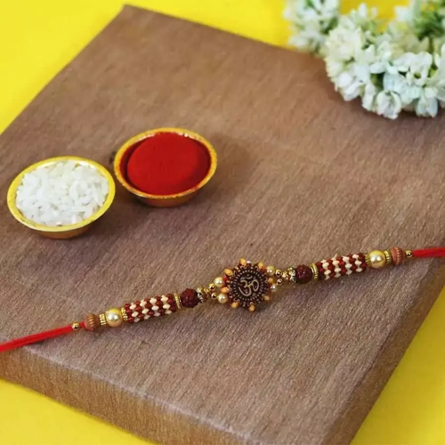 Auspicious Om Rakhi Thread for Bhai