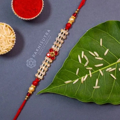 Extravagant Jewelled Kundan Rakhi