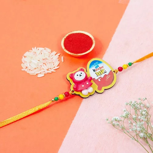 Fancy Kinder Joy Teddy Rakhi