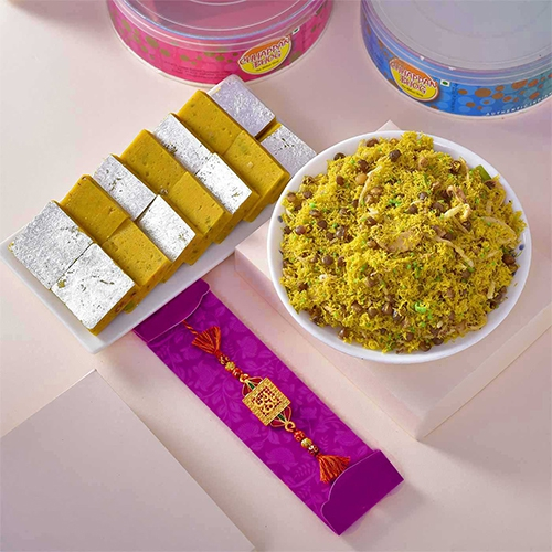 Beautiful Rakhi N Treats Combo