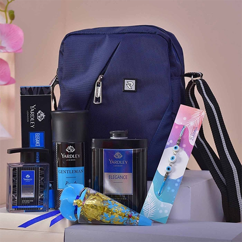 Showy Rakhi Hamper for Men