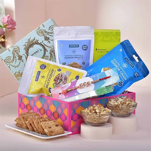 Exclusive Tea Time Rakhi Hamper