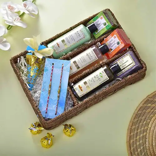 Sensational Duo Rakhi Spa Hamper