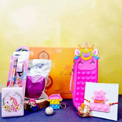 Fantastic Pop It Up Special Kids Rakhi Hamper