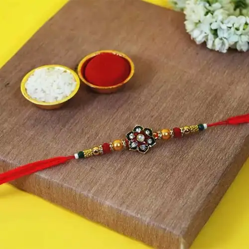 Stone Studded Rakhi