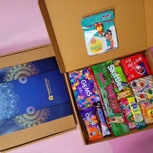 Joyful Rakhi N Assorted Chocolates Box