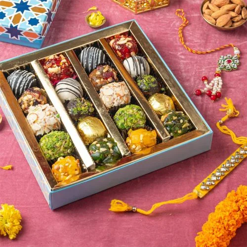 Traditional Sweets  N  Rakhi Gift Box