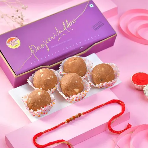 Heartfelt Rakhi with Gourmet Sweets