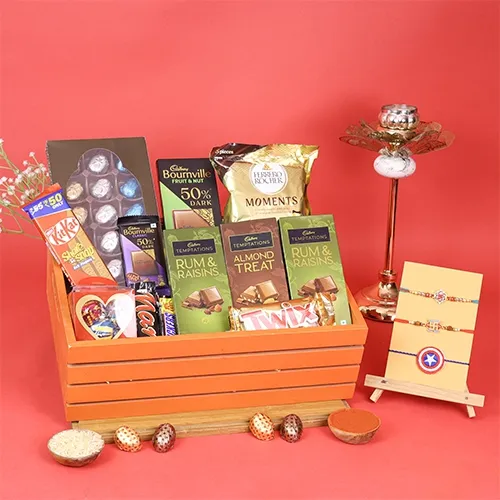 Chocolate Bliss Rakhi Set