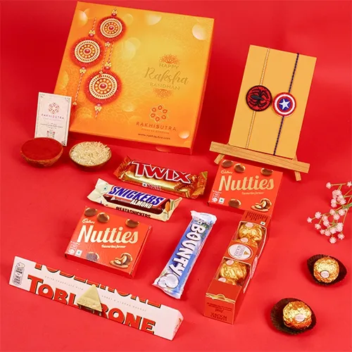 Fun Kids Rakhi & Chocolate Treasures