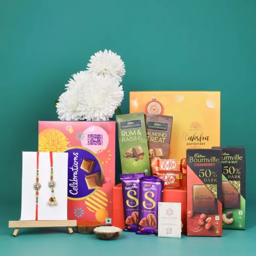 Chic Rakhi n Chocolates Ensemble