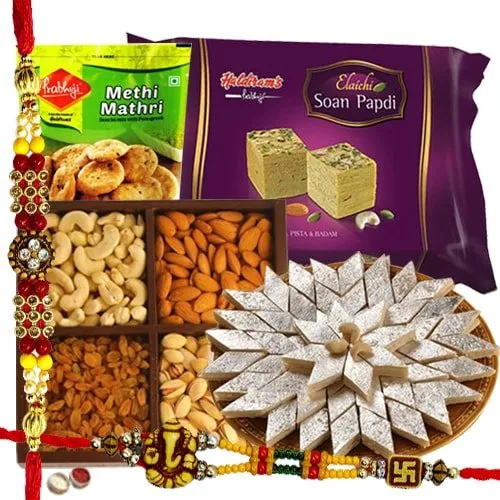 Arresting Hamper of Rakhi Special Tidbits