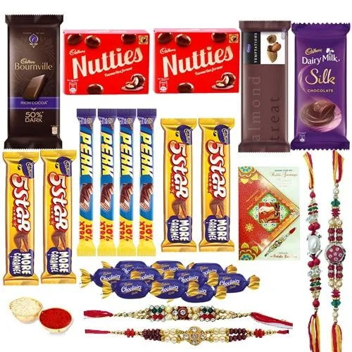 Dainty Rakhi Chocolate Assemblage