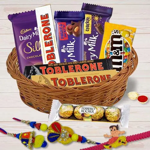 Imported Chocolates Rakhi Gifts