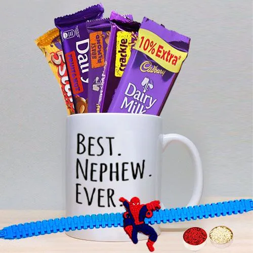 Spider Man Rakhi with Chocolates N 