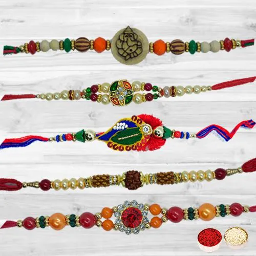 Refreshing Rakhi with Blissful Wishes