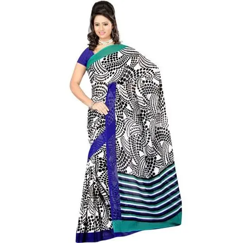 Designer Dani Georgette Saree with Dynamic Allure