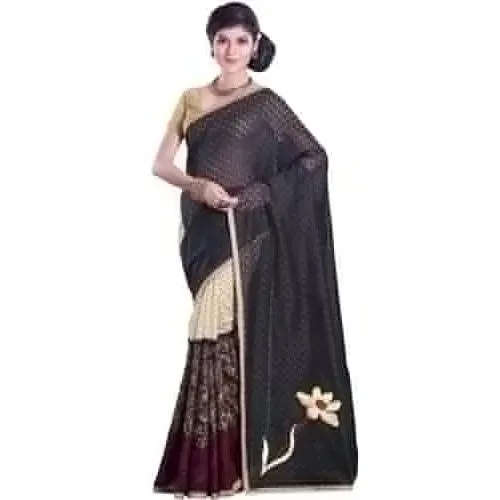 Ethnic Fascination Net Chanderi Saree