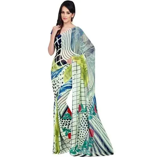 Smashing Dani Georgette Saree