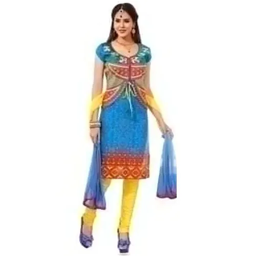 Dazzling Multicoloured Pure Cotton Printed Salwar Suit