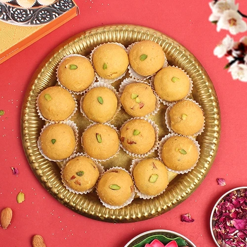 Enticing Dry Fruit Besan Ladoo by Kesar