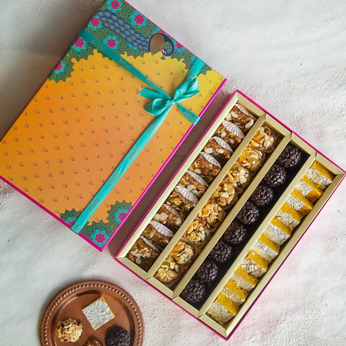Heavenly Assorted Sweets Treat Box from Kesar