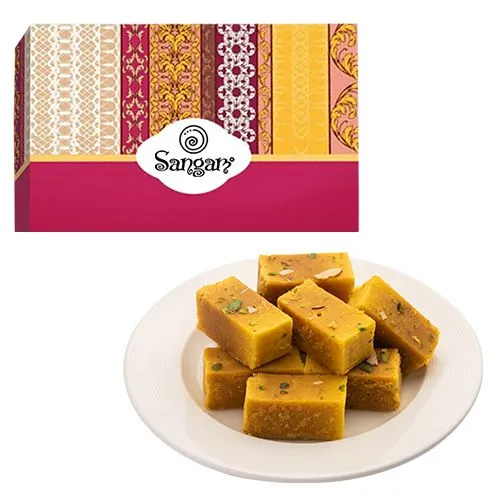 Tasty Mysore Pak from Sangam Sweets