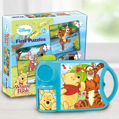 Attractive Disney Winnie the Pooh Toy N Tiffin Combo
