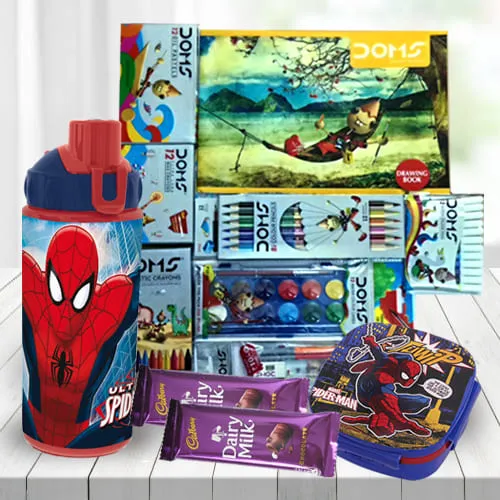 Alluring Spiderman Kids Gift Combo