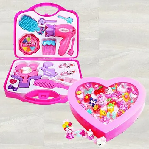 Remarkable Beauty Set N Fancy Finger Rings Box for Girls