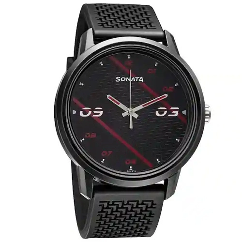 Lovely Sonata Volt Black Watch for Men