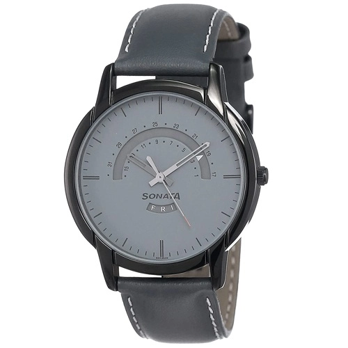 Marvelous Sonata Reloaded Analog Grey Dial Mens Watch