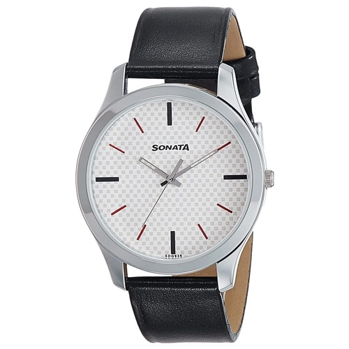 Classy Sonata Analog Black Dial Mens Watch