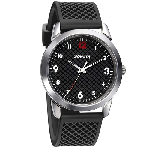 Swanky Sonata Analog Black Dial Mens Watch