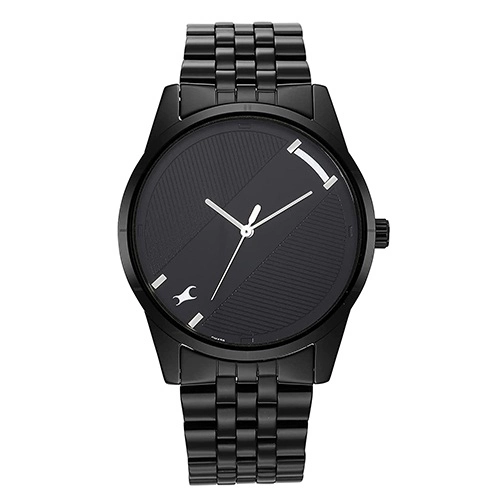 Admirable Fastrack Stunners 3.0 Black Dial Watch for Him
